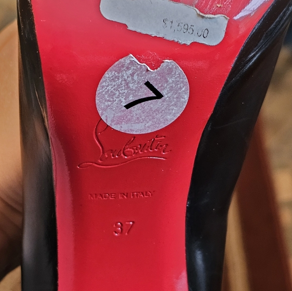 Louboutin short boots size 37 ( 6.5 US) black - Picture 7 of 8